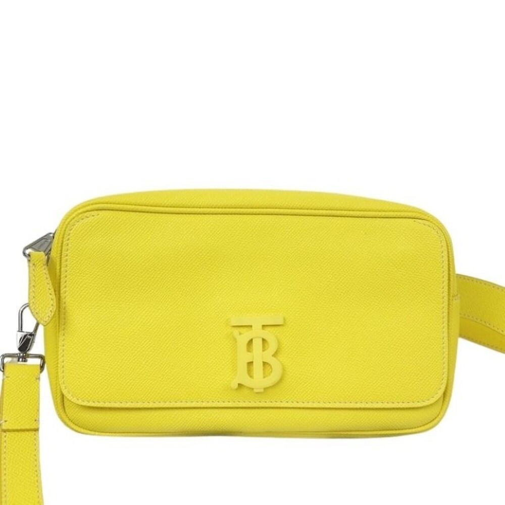BURBERRY Body Bag TB Belt 8036754 Yellow Leather Men's Women's